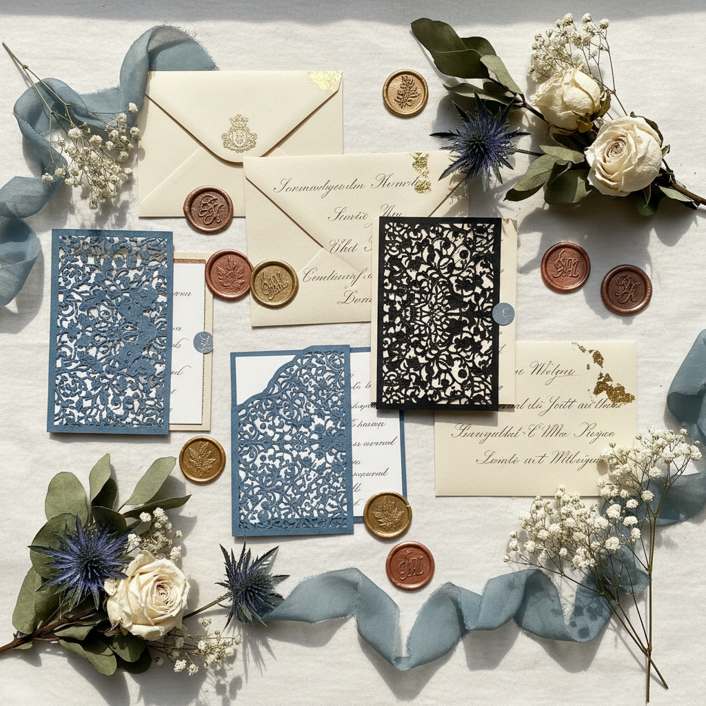 Laser Cut Invitation Pockets for Weddings & Baby Showers: A Room-by-Room Guide to Styling Every Detail of Your Event Stationery
