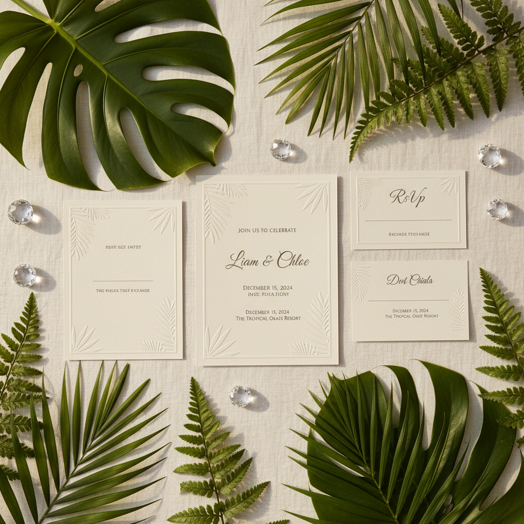The Hidden Cost of Cheap Palm Leaf Wedding Invitation Cards: Why Bridal Shower Stationery Falls Apart and How to Avoid It