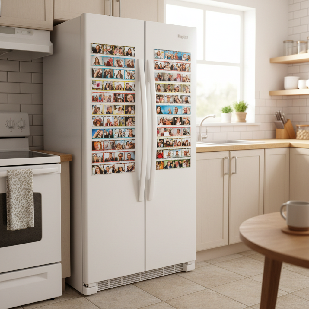 From Scattered Snapshots to a Stunning Gallery: A Step-by-Step Magnetic Photo Strip Frames Fridge Display Guide for Memory-Lovers