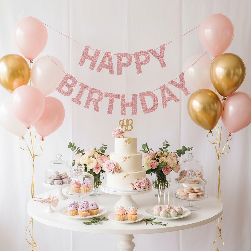 Beyond Plain Streamers: What Really Matters When Choosing Glitter Pink DIY Letter Banner Party Ideas