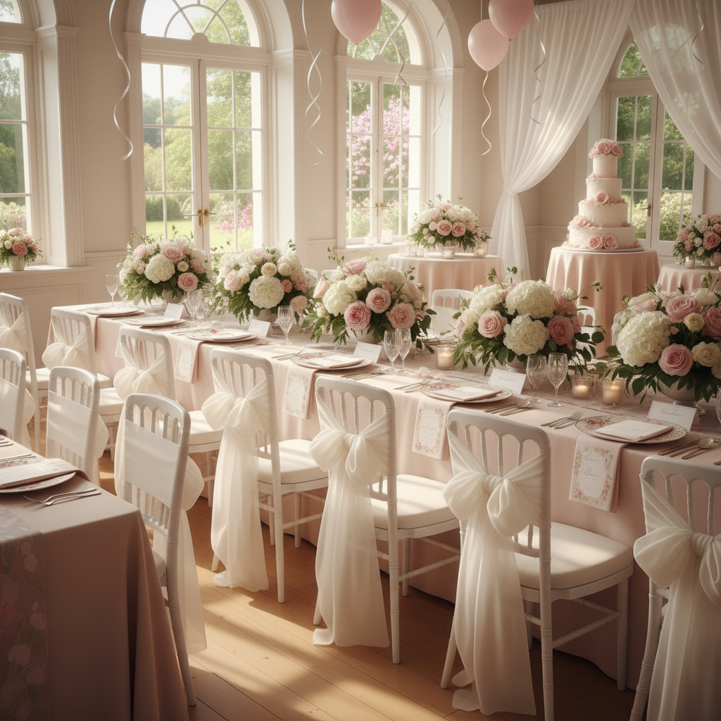 Organza Ribbon Chair Sash Sizing Decoded: How to Pick the Right Style for Bridal Showers, Garden Parties, and Intimate Receptions