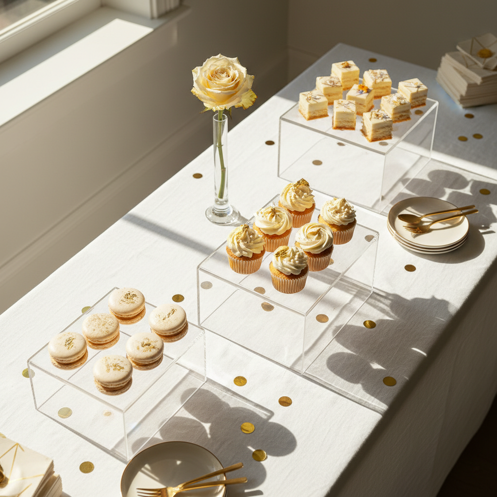 How to Care for Your Acrylic Display Riser Dessert Buffet Station Styling: A Year-Round Maintenance Guide That Extends Its Life