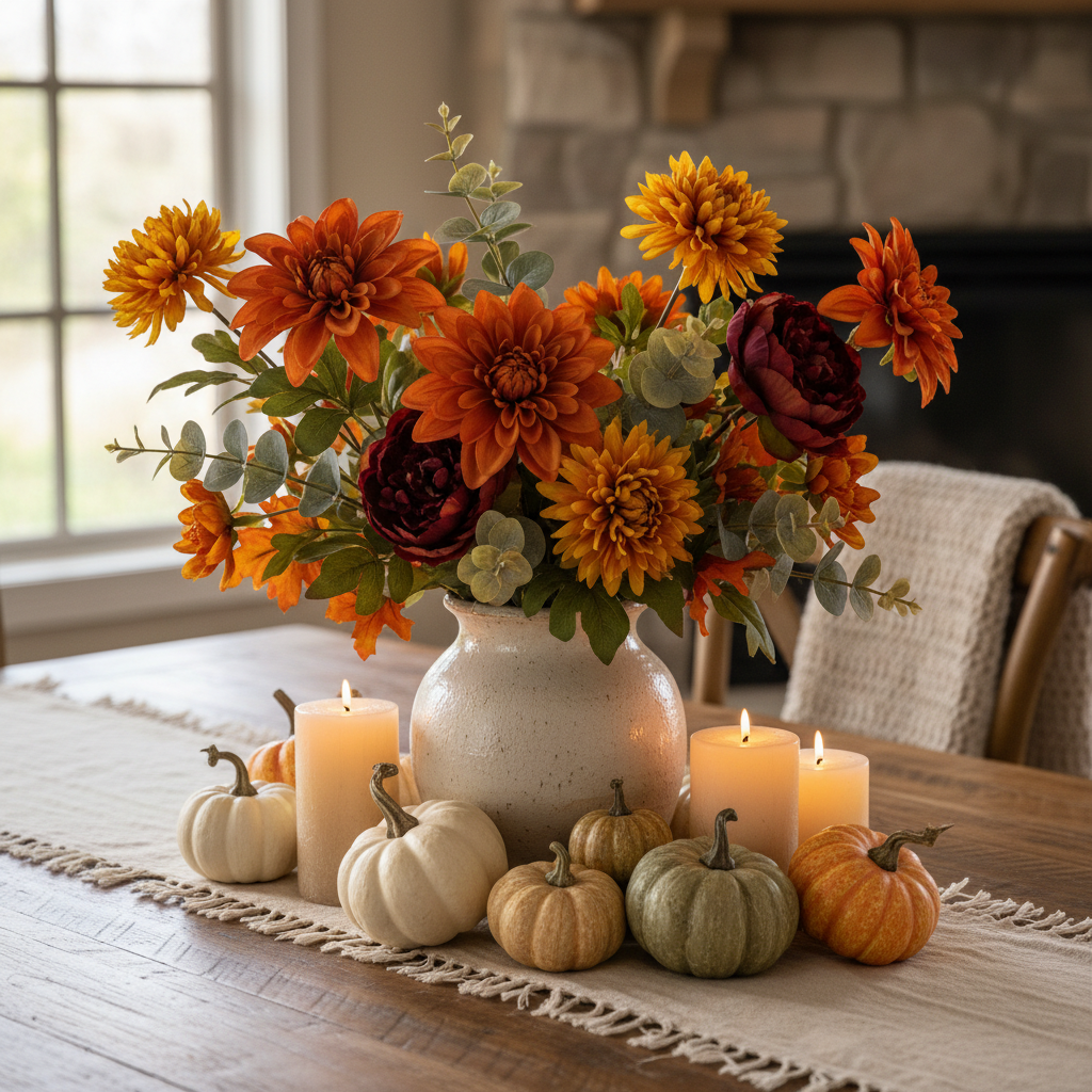 Artificial Fall Flower Vase Centerpiece Table Decor for Busy Homeowners: What Actually Works in a Limited Budget and Time