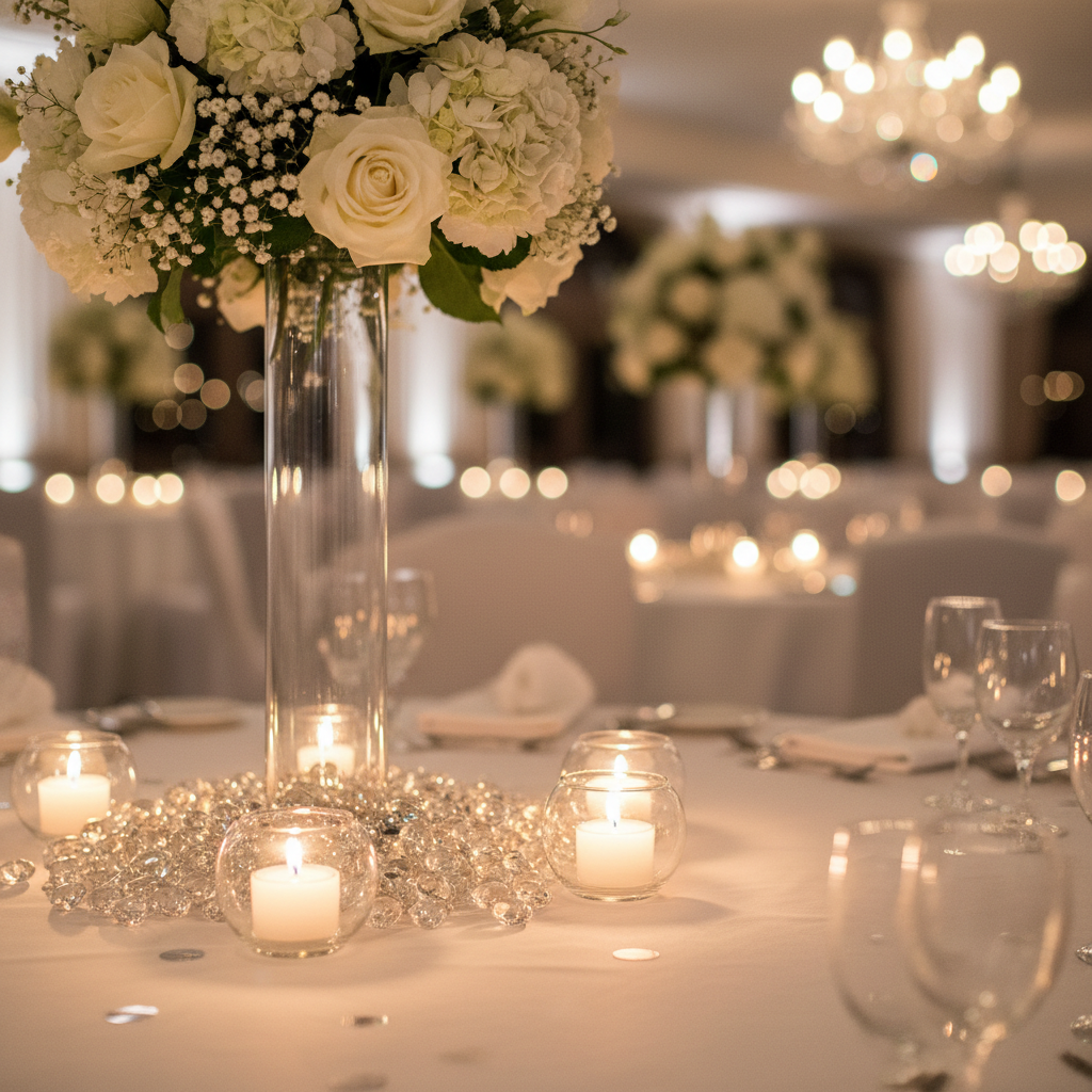 Small Space, Big Impact: How to Use Acrylic Diamond Confetti as a Table Centerpiece Scatter