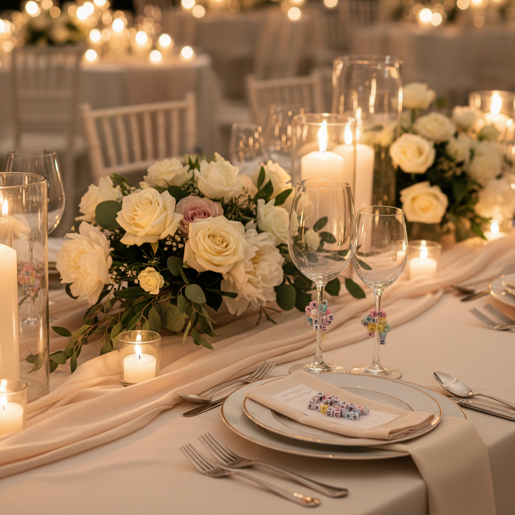 Small Space, Big Impact: How to Use Wine Glass Charms DIY at Your Wedding Reception