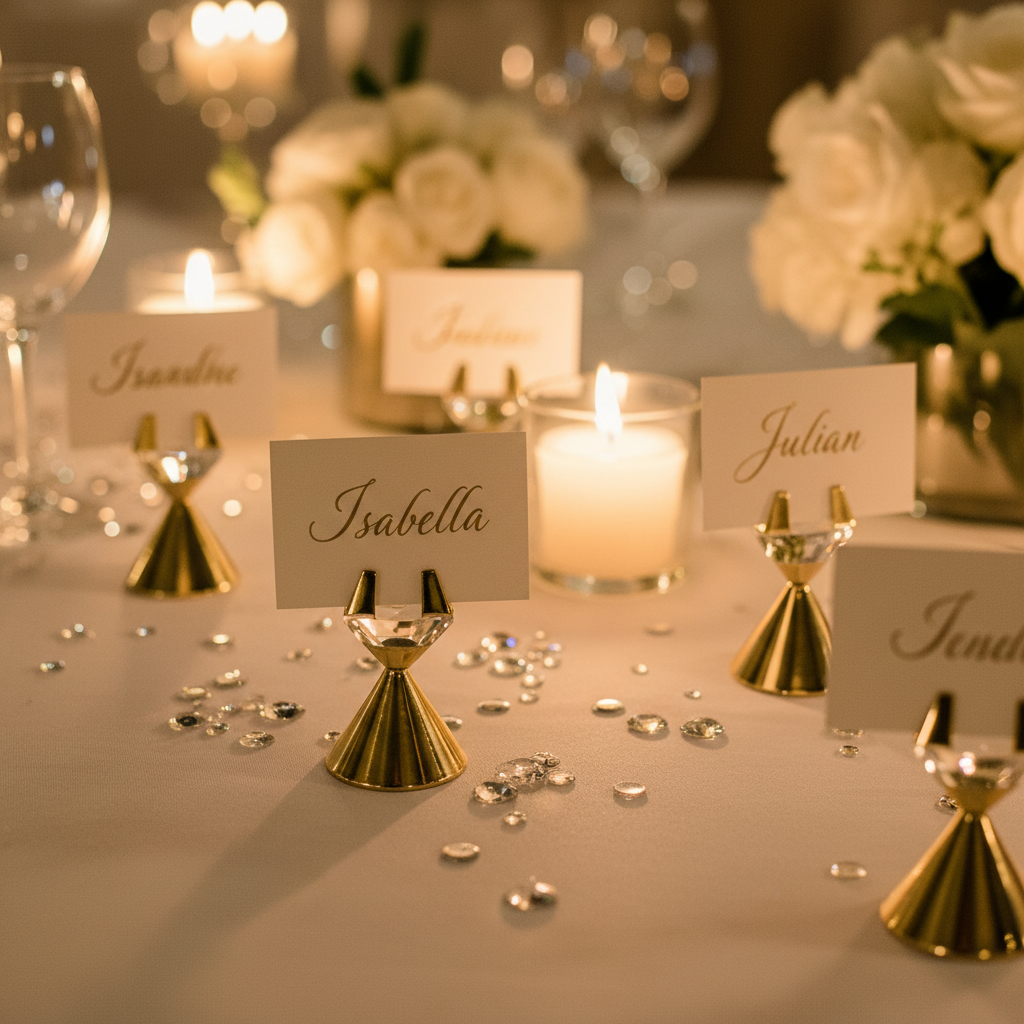 What Generic Table Cards Cannot Do: High-Stakes Wedding Seating, Where Acrylic Place Card Holders Elegant Wedding Table Setups Take Over