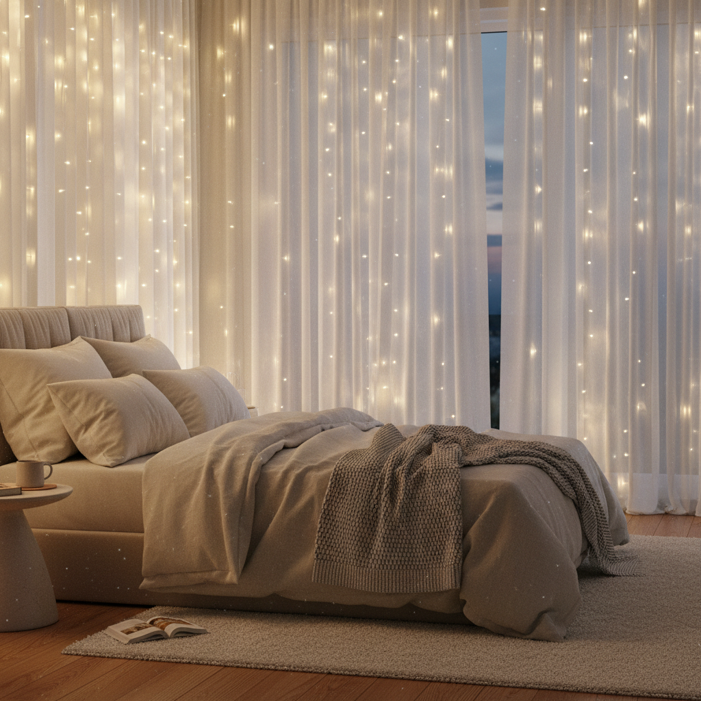 Matching Window Curtain Fairy Lights to Your Bedroom Ambiance Decor: A Practical Style and Setup Guide for Small Rooms, Rental Spaces, and Cozy Retreat Makeovers
