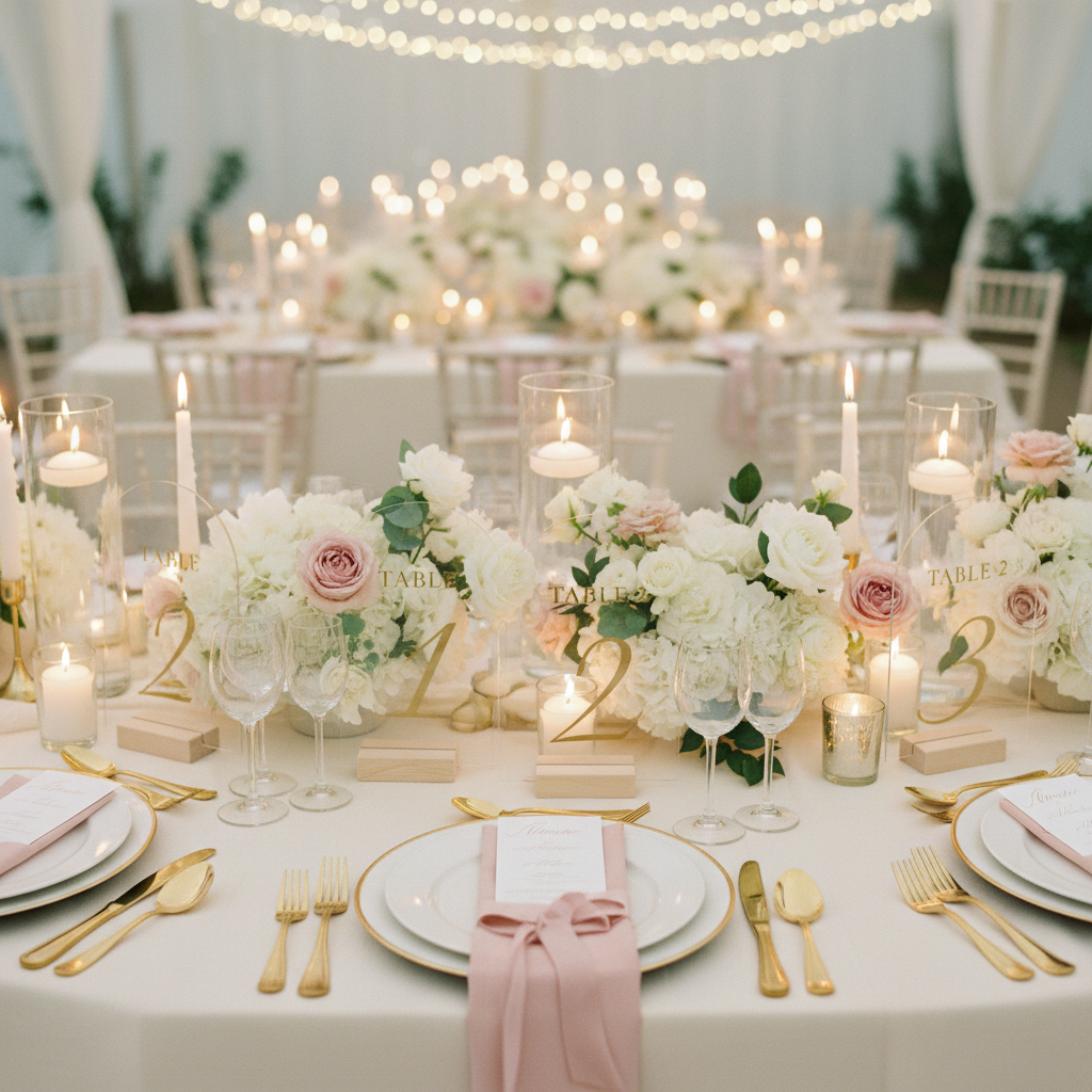 Clear Acrylic Table Number Signs Wedding on a Tight Budget: A Polished Reception Look You Can Achieve Without Spending a Fortune