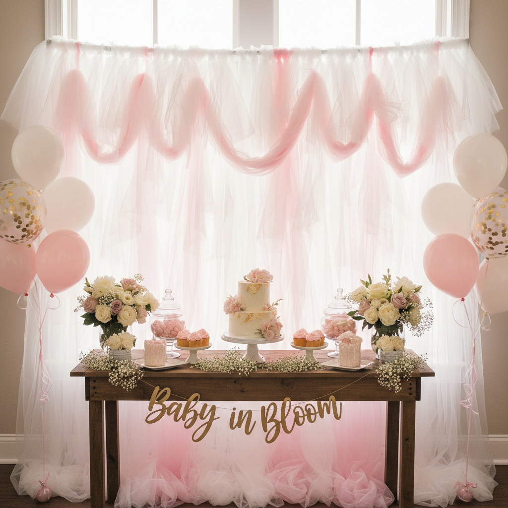 Your Tulle Backdrop Looks Flat and Sparse: Here's What DIY Baby Shower Builders Keep Getting Wrong
