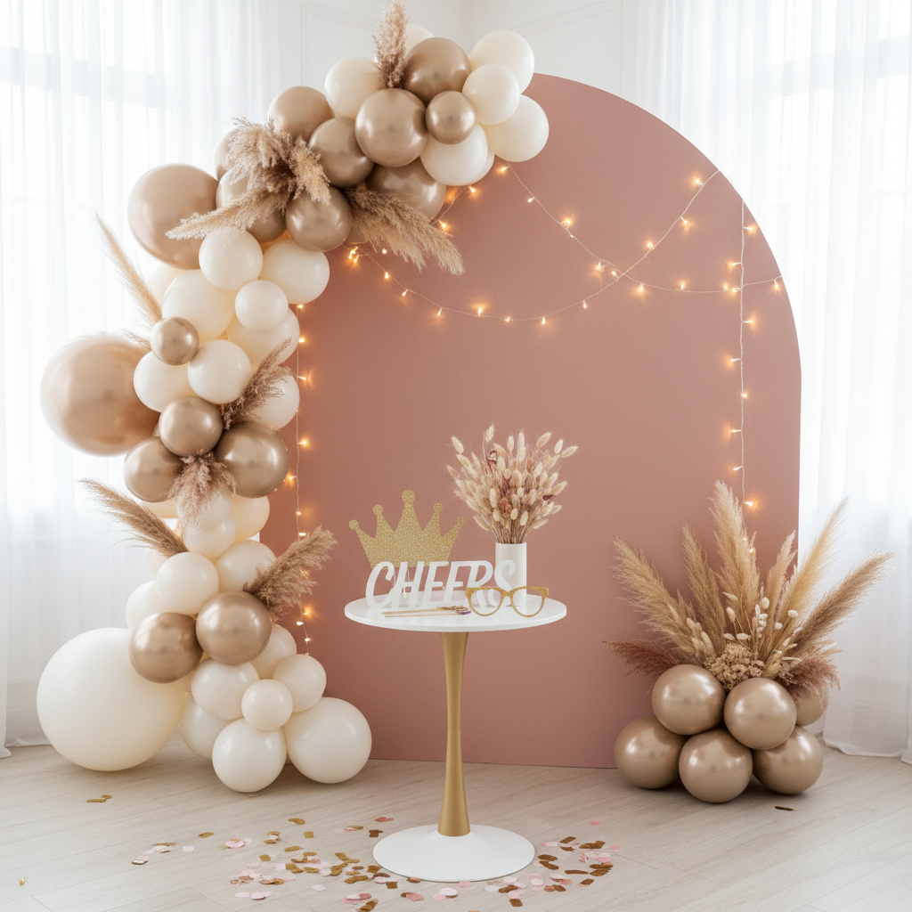 From Bare Corner to Party Focal Point: How Pink Arch Backdrop Photo Booth Ideas Transform Any Celebration