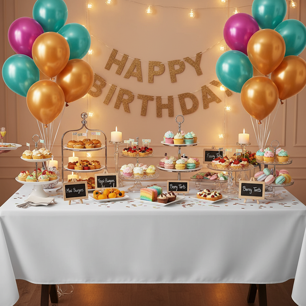 Matching Table Linens to Your Buffet Setup: A Practical Waterproofing and Durability Guide for Birthday Parties, Buffet Spreads, and Outdoor Celebrations