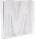 12" Fillable Cardboard Letter Charcuterie Gift Cupcake Box With Cover Sweets Packaging (M)