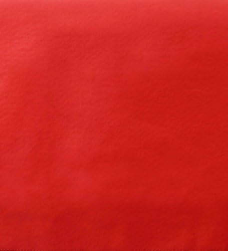 Vinyl Tablecloth, Ruby Red, 52 x 108 Inch Rectangle