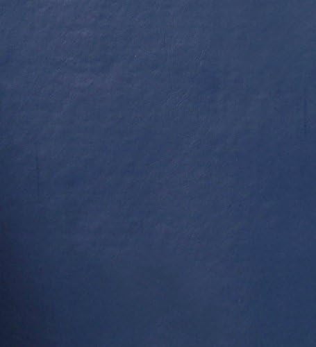 Tablecloth, Navy Vinyl Rectangle, 52 x 120 Inch, Wipe-Clean