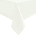 Hiasan Ivory Tablecloth for Rectangle Tables - Waterproof and Spillproof Washable Fabric Table Cloth for Dining Room Kitchen Party, 60 x 120 Inch