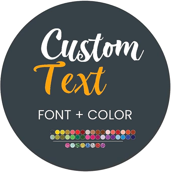 Custom Stickers for Weddings, Birthdays & Businesses - Personalized Labels with Your Logo - Waterproof, Fade and Heat Resistant - Pack of 100-1000 (Custom Text, 4 Inch)