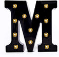 Foaky Black LED Marquee Number Lights Sign Light Up Marquee Number Lights Sign for Night Light Wedding Birthday Party Battery Powered Christmas Lamp Home Bar Decoration