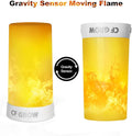 Flameless Candles with 4 Flame Modes, Magnetic Base and USB Charging