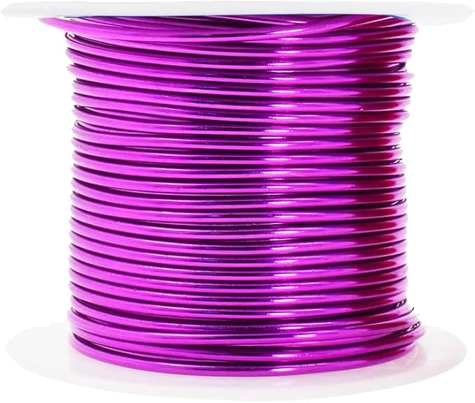 Mandala Crafts 16 Gauge Anodized Aluminum Craft Wire for Jewelry Making - 400 FT Colored Flexible Rainbow Wire - Bendable for Bonsai Armature Crafting Sculpting