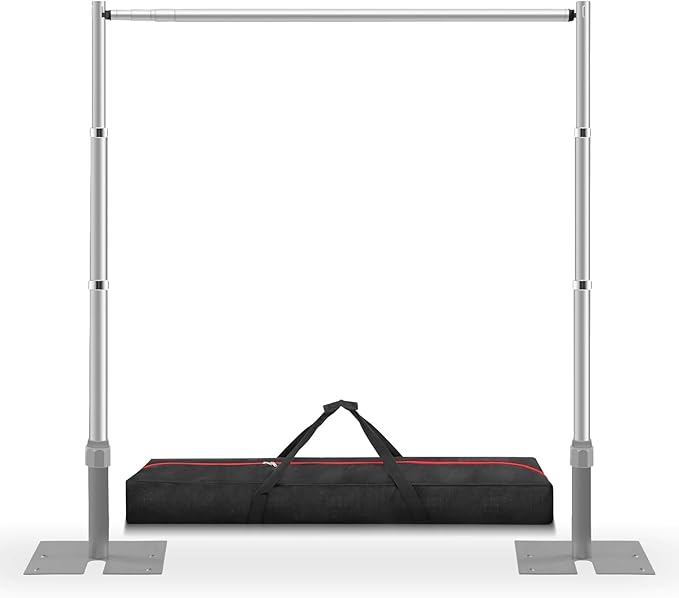 Pipe and Drape Backdrop Stand, Adjustable 10 x 10 ft Heavy Duty Frame