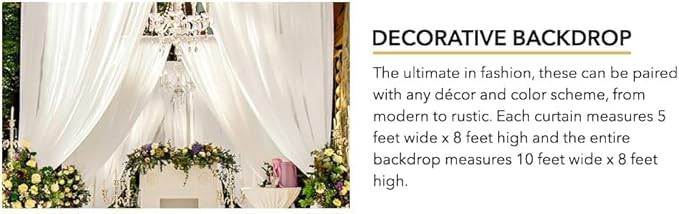 AK TRADING CO. 10 feet x 8 feet Polyester Backdrop Drapes Curtains Panels with Rod Pockets - Wedding Ceremony Party Home Window Decorations - Orange (DRAPE5X8-ORANGE) (Pack of 2)