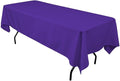 Gee Di Moda Rectangle Tablecloth – 60x102in, Purple