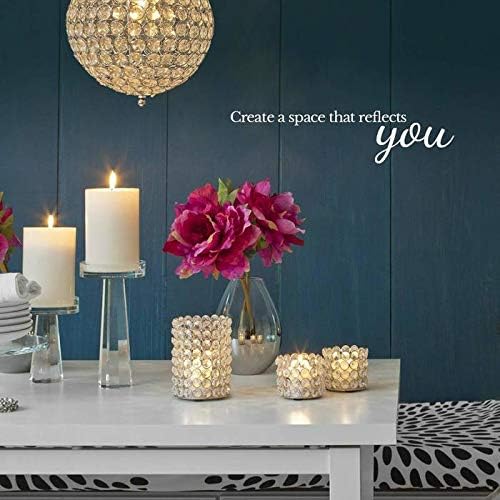 Serene Spaces Living Green Optical Glass Votive Holder, Perfect for Weddings and Home Décor, Measures 5" Tall and 3.5" Diameter, Set of 12
