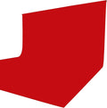 ISSUNTEX 10X20 ft Background Muslin Backdrop, Photo Studio, Collapsible High Density Screen for Video Photography and Television-Red
