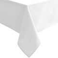 Hiasan White Rectangle Tablecloth - Waterproof Spillproof and Wrinkle Resistant Washable Polyester Table Cloth for Dining Party, 52 x 70 inch