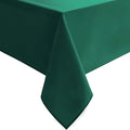 Hiasan Square Tablecloth - Waterproof and Spillproof Washable Fabric Table Cloth for Dining Room Kitchen, Emerald Green, 70 x 70 Inch