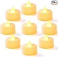 Homemory 24-Pack Flameless LED Tea Lights Candles Battery Operated, 200+Hour Fake Electric Candles TeaLights for Votive, Halloween, Ofrenda, Diya, Wedding Centerpiece Table Decor, Funeral, Christmas