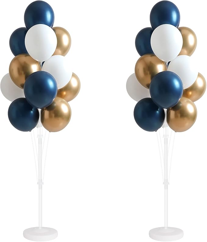 Balloon Column Stand Kit, Set of 2, 62 Inch, Acrylic and Plastic