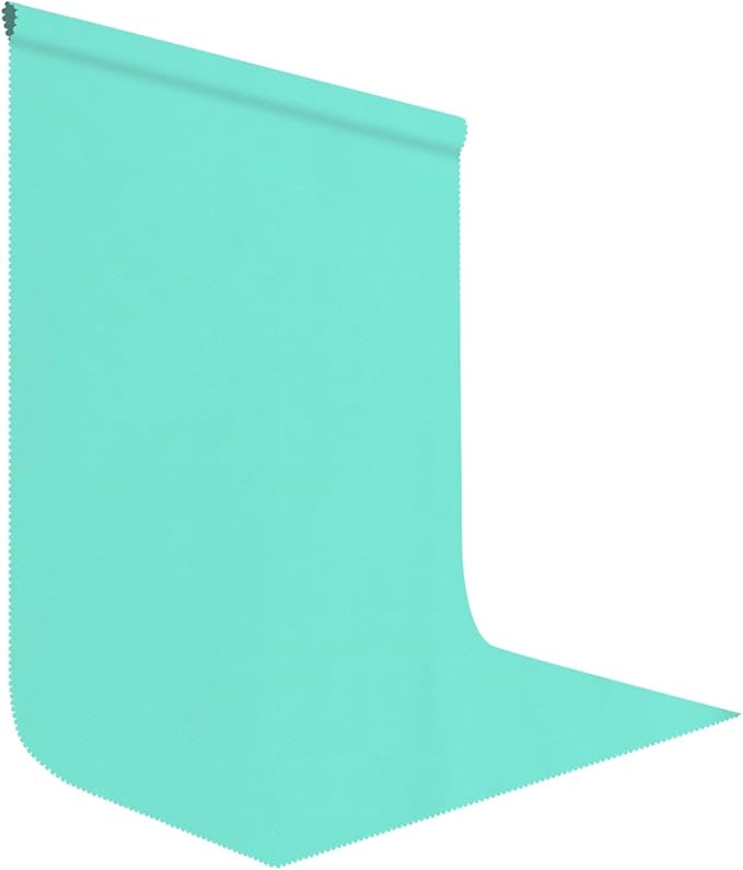 10x20FT Large Light Blue Screen Backdrop for Photography, Chromakey Blue Photo Background Curtain Seamless for Video Meeting Photoshoot Party