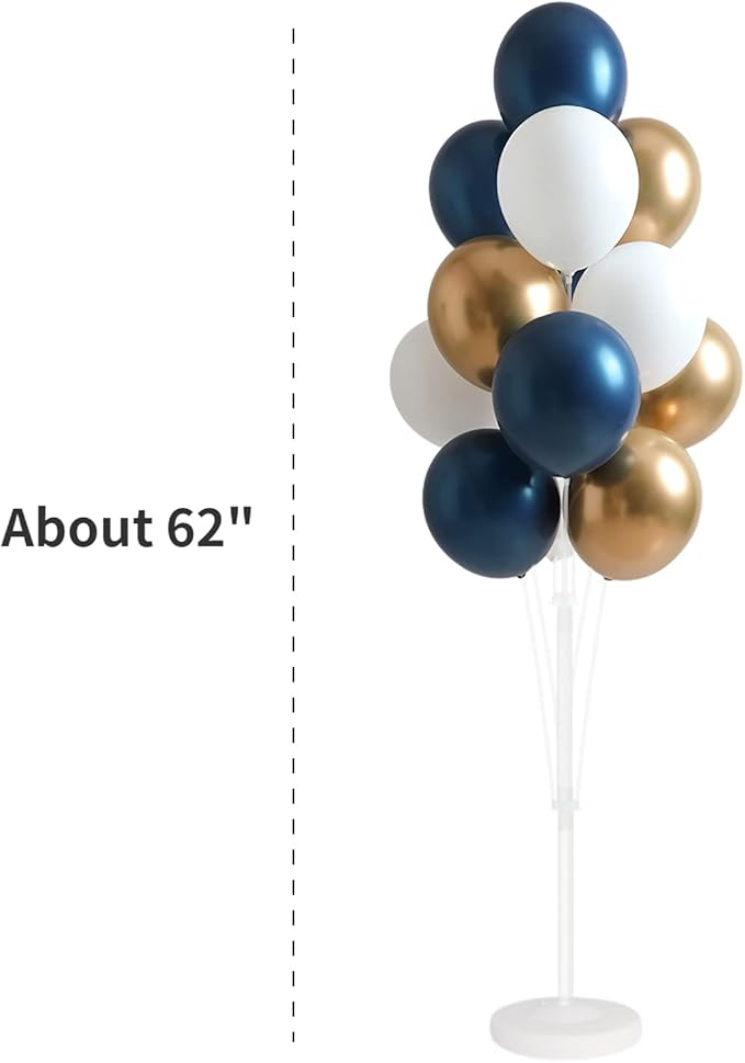Balloon Column Stand Kit, Set of 2, 62 Inch, Acrylic and Plastic