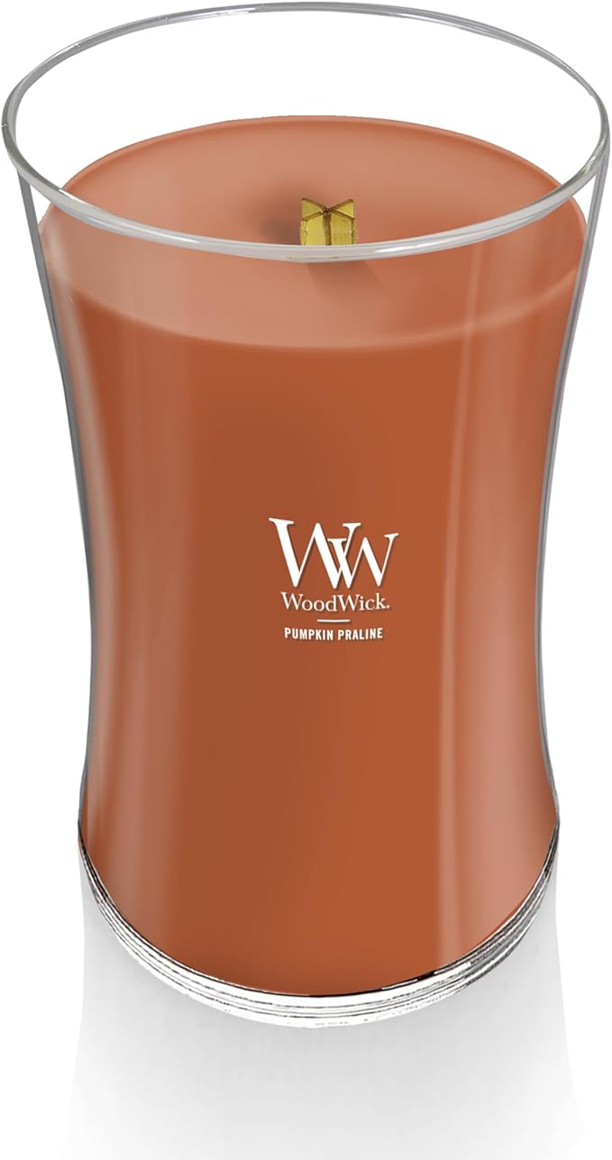 Jar Candle Pumpkin Praline Scent with Soy Blend Wax, Orange, 2.45 lb