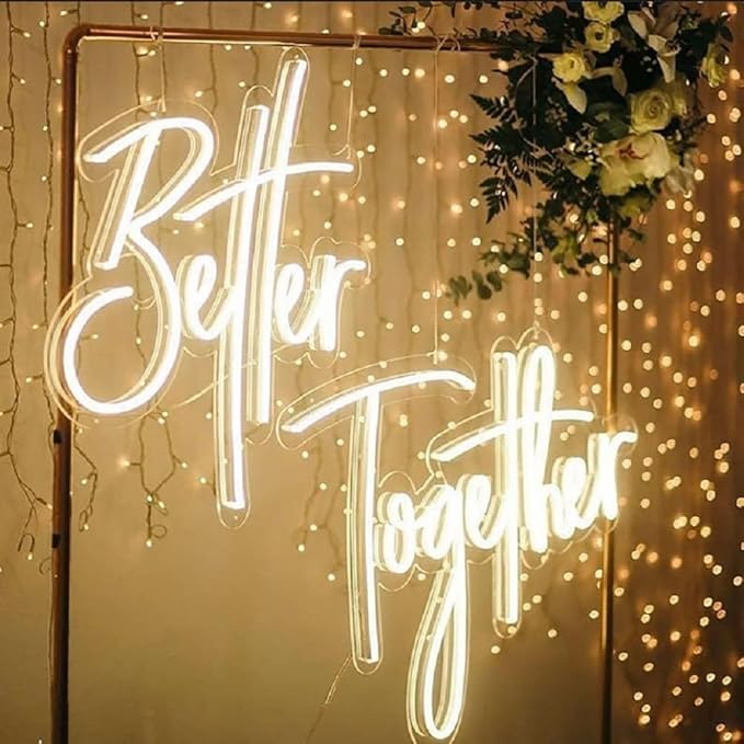 Lighted Neon Sign, USB Powered Acrylic Wall Decor, 15.35 x 13.39 Inch
