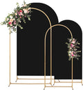 Metal Arch Backdrop Stand and Cover Set, 7.2FT, 6FT Party Backdrop, Easy to Assemble, Backdrop Stand for Parties, Birthday, Baby Shower