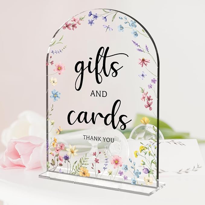 4 Pcs Wedding Decor, Ceremony Sign, Wedding Sign for Reception & Event Party,Bridal Shower Decorations, Wedding Table Decor Accessories for Anniversary And Event 5x7 Inch