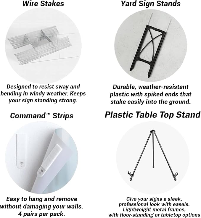 Minimalist Pick a Seat & Unplugged Wedding Sign – Custom Outdoor Yard Sign – Black and White Script Design