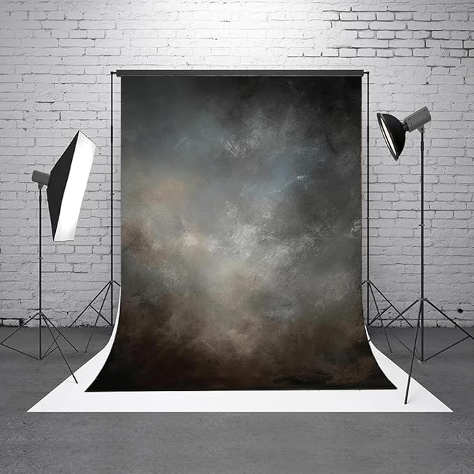 8x16ft Fabric Abstract Backdrop for Photography Vintage Portrait Old Master Background for Studio Prop