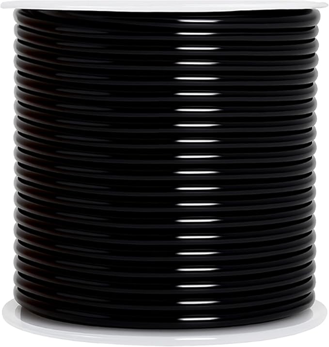 Mandala Crafts 10 Gauge Anodized Aluminum Craft Wire for Jewelry Making - 120 FT Colored Flexible Silver Black Wire - Bendable for Bonsai Armature Crafting Sculpting