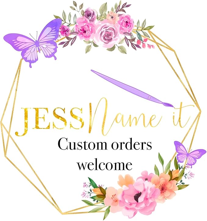 Custom Stickers for Weddings, Birthdays & Businesses - Personalized Labels with Your Logo - Waterproof, Fade and Heat Resistant - Pack of 100-1000 (Wreath W, 2 Inch)