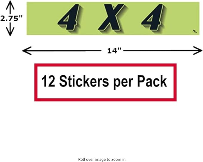 Ez-line Vinyl Windshield Stickers 3 Dozen 15 Inch Chartreuse Slogan Dealership Pro Pack for Car Lots (EZ115-Pack9)
