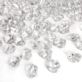 HappyFiller 1000 PCS Fake Crystal Ice Rocks Cubes in Gift Box,Clear Acrylic Stones Treasure Gems for Flower Vase Filler,Table Scatters,Wedding Centerpieces,Party Decor,Photography Props,Crafts