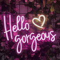 Lighted Neon Sign Yellow Heart Wall Decor 17.7 x 13.8 Inch USB Powered
