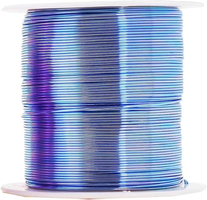 Mandala Crafts 20 Gauge Anodized Aluminum Craft Wire for Jewelry Making - 400 FT Colored Flexible Pastel Wire - Bendable for Bonsai Armature Crafting Sculpting