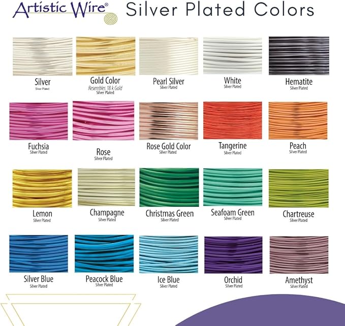 Artistic Wire, 20 Gauge Tarnish Resistant Colored Copper Craft Wire, Olive, 15 yd