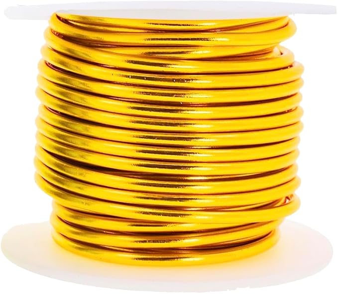 Mandala Crafts 2mm 12 Gauge Pastel Color Anodized Aluminum Wire for Sculpting, Armature, Jewelry Making, Gem Metal Wrap, Garden, Colored and Soft, 4 Rolls