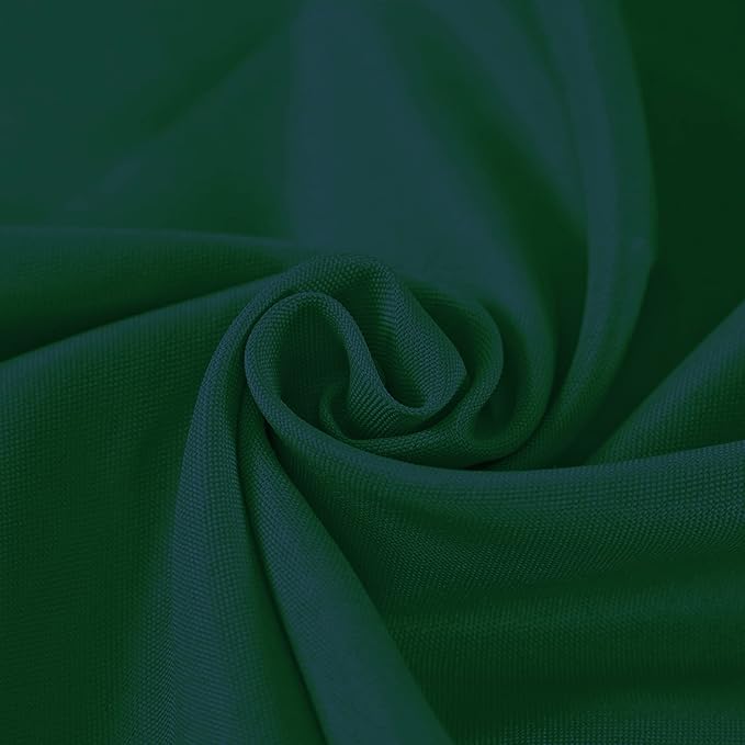 Rectangle Tablecloth 90x132 inch Washable Polyester Fabric Table Cloth for Wedding Party Dining Banquet Decoration（90x132, Hunter）