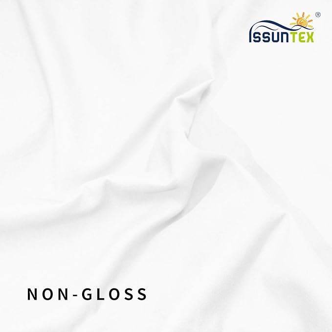 ISSUNTEX 10X24 ft Background Muslin Backdrop, Photo Studio, Collapsible High Density Screen for Video Photography and Television-White